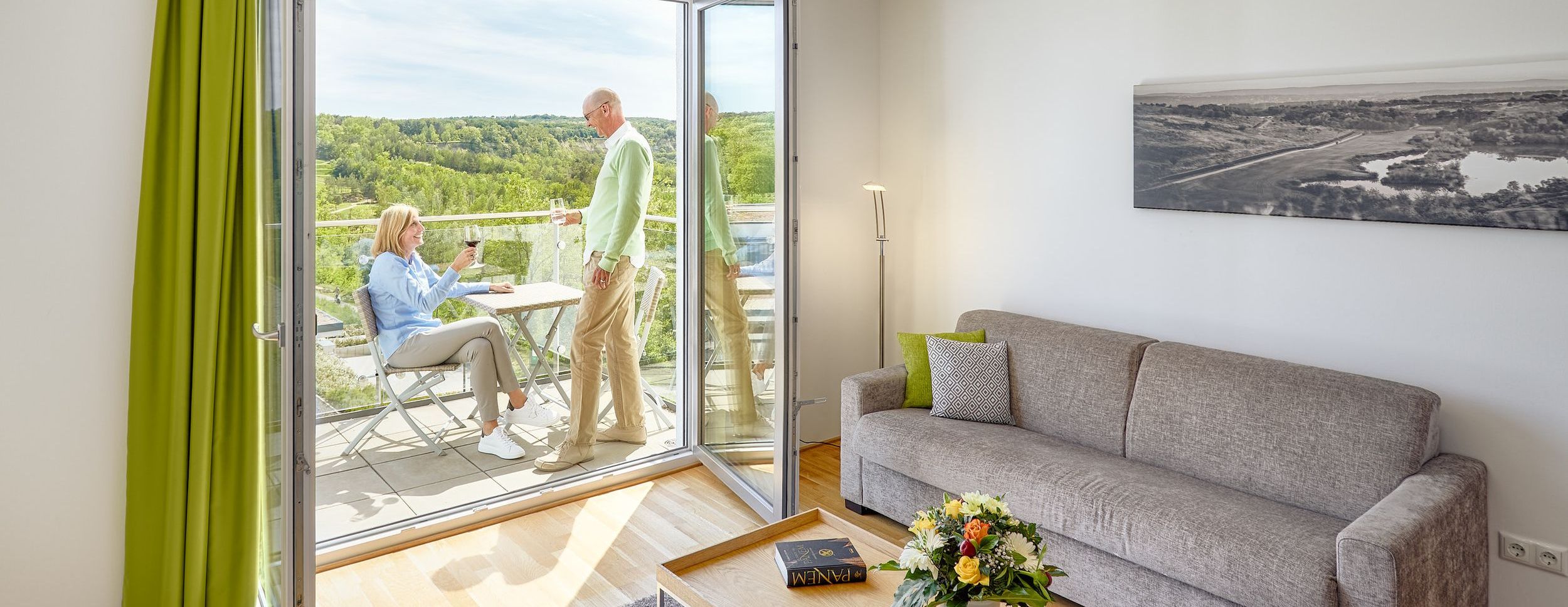 Wohnzimmer Comfort / Premium Apartment Aparthotel