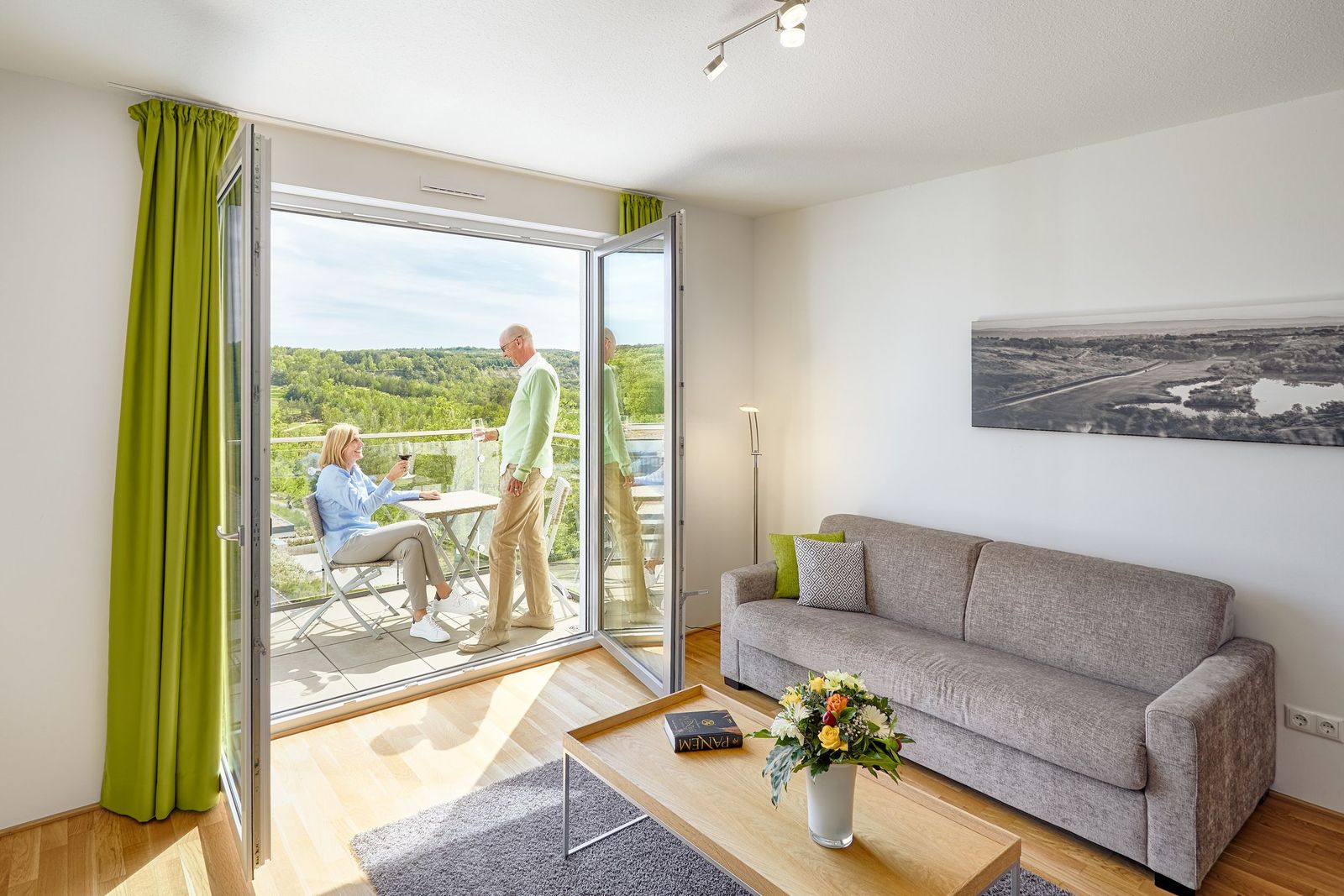 Wohnzimmer Comfort / Premium Apartment Aparthotel