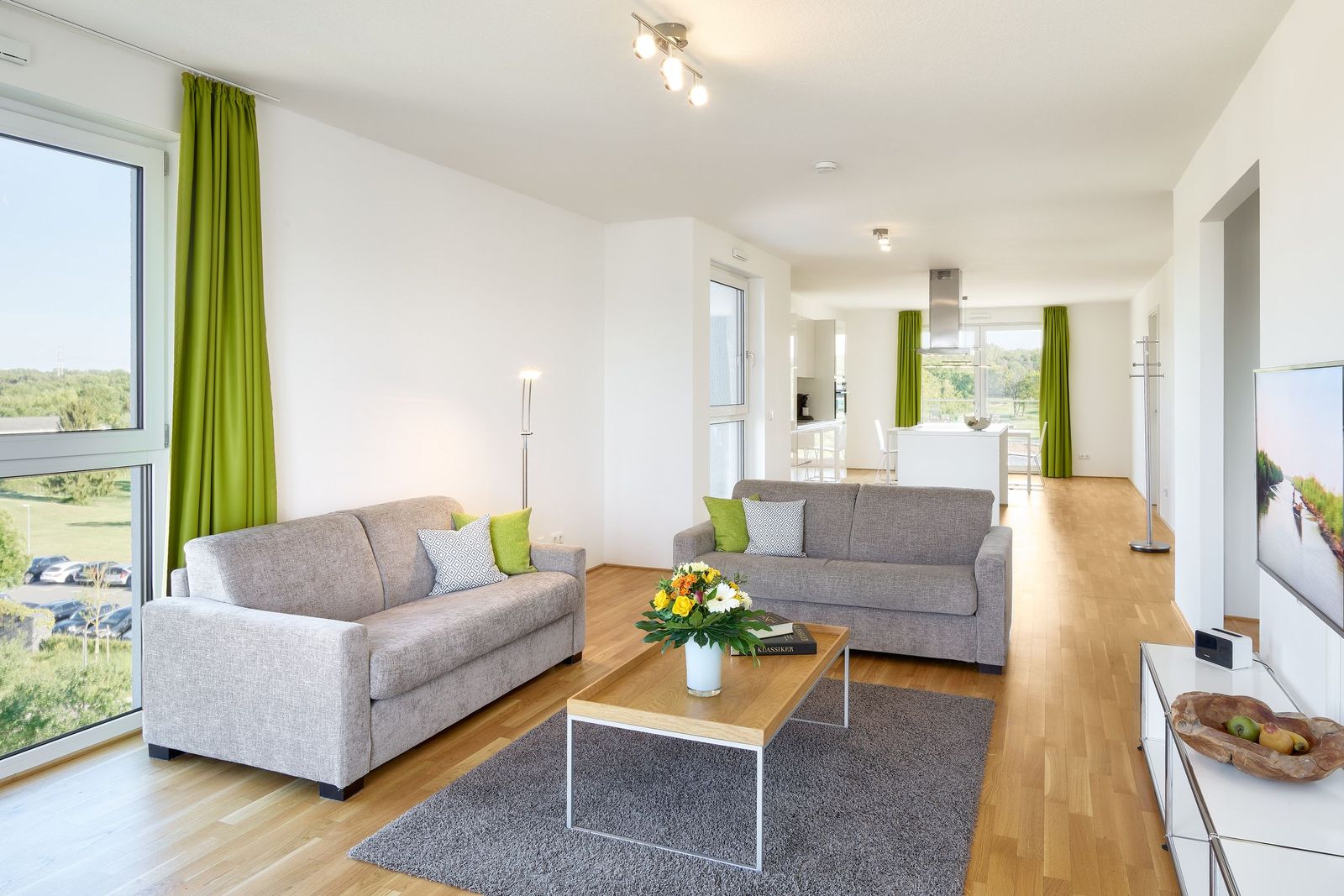 Wohnzimmer Executive Apartment Aparthotel